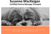 Susanne MacKeigan, certified canine massage therapist