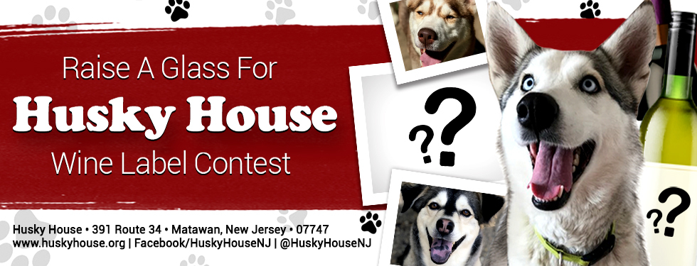 Banner for Raise a Glass for Husky House Wine Label Contest