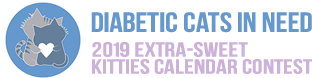 Logo for Diabetic Cats in Need 2019 Extra-Sweet Kitties Calendar Contest