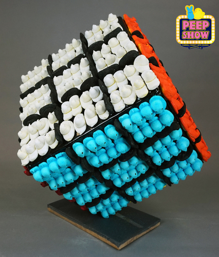 Rubik's Cube Of Peeps