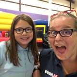 Entry image for Cassie and Madison having an Inflatable Time!