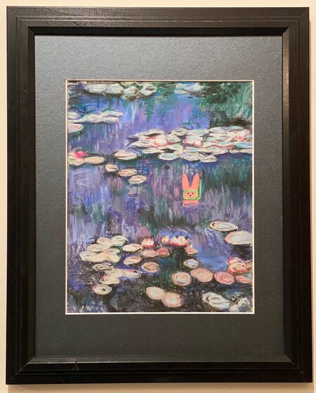 Peeping in Monet's Water Lilies