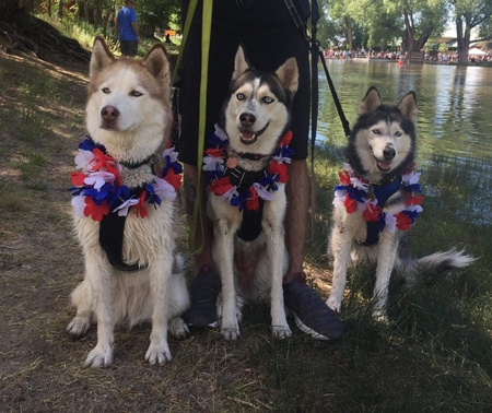 Sadie Mae, Nana, and Mika