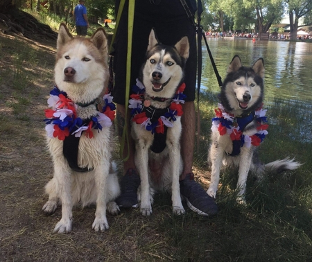 Sadie Mae, Nana, and Mika