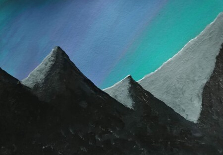 Frederick Kunitz - Aurora Mountains [Acrylic]