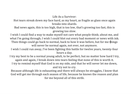 Elise Rosati - Life as a Survivor