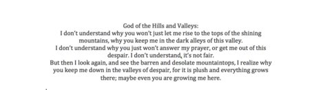 Elise Rosati - God of the Hills and Valleys