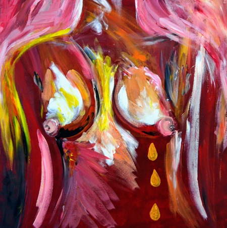 Amanda Flynn - I am Woman [Acrylic on Canvas]