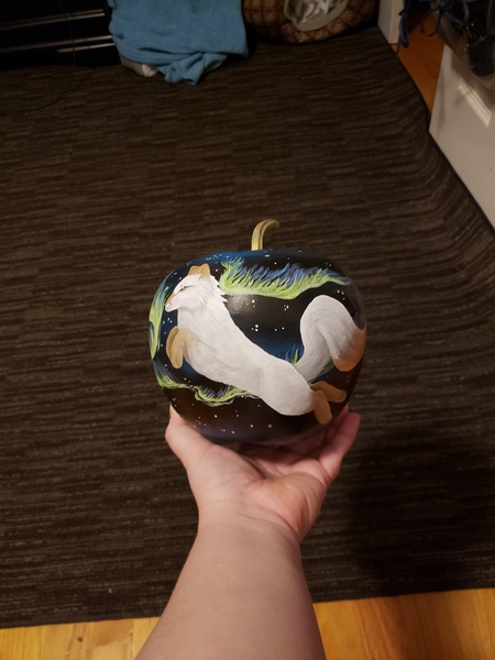 Painted gourd