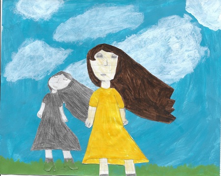 Girl in a Meadow