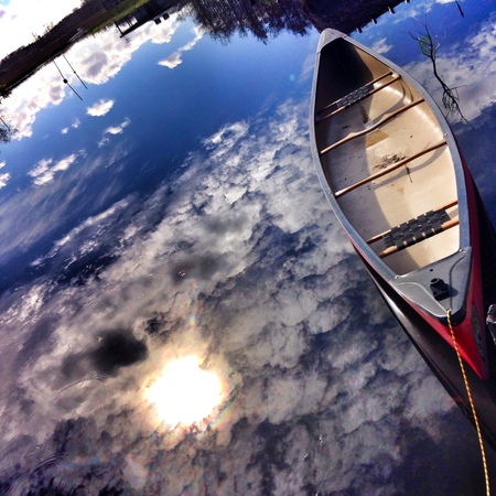 Paddle across the sky