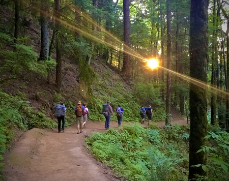 Hiking and Backpacking Class Training