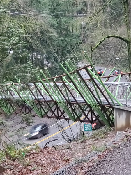 Cars under Crossing