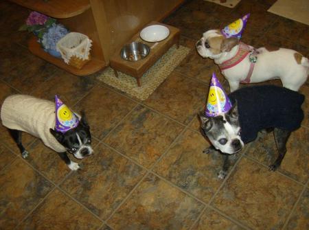 Samantha, Duke and Abby at Abby's 10th Birthday party