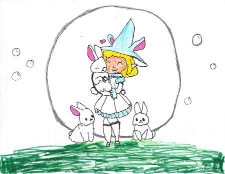 Bunnies in the Garden