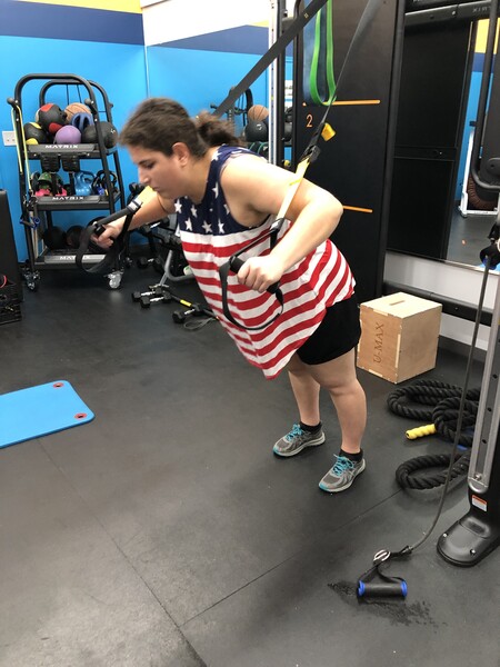 Lydia Liking Losing Lbs and Lunging