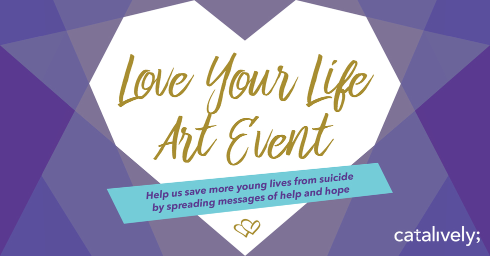Banner for Love Your Life Art Event