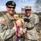 Entry image for Jazmin with Major Martin and Jake with Sgt Potsko 