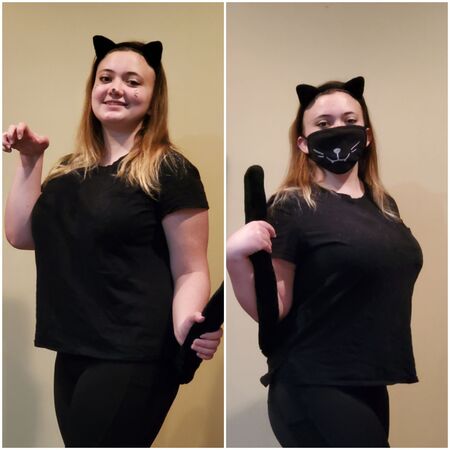 Covid-Ready Black Cat