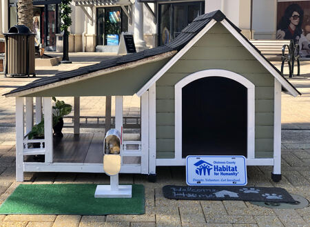 Entry image for Habitat for Humanity   (Doghouse donated by Eglin Federal Credit Union). Clicking this image will show a larger photo