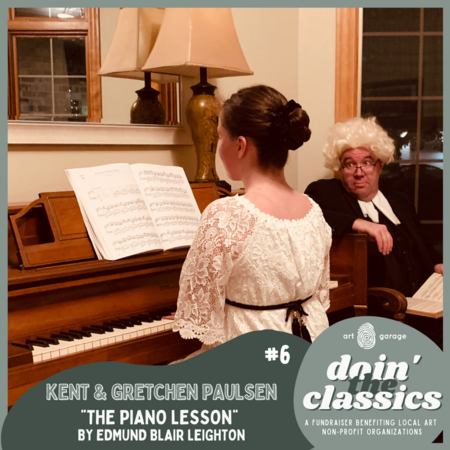 Kent & Gretchen Paulsen - "The Piano Lesson" by Edmund Blair Leighton