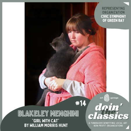 Civic Symphony of Green Bay | Blakeley Menghini - "Girl With Cat" by William Morris Hunt
