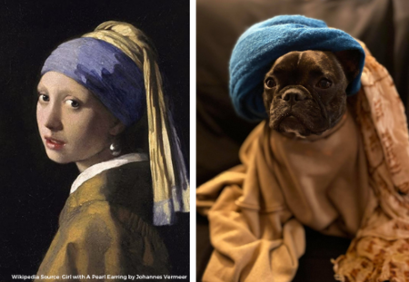 Paisley - "Girl with a Pearl Earring" by Johannes Vermeer
