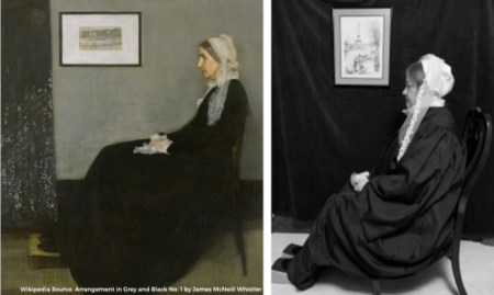 Shirley Verbruggen - "Arrangement in Grey and Black No.1" by James McNeill Whistler