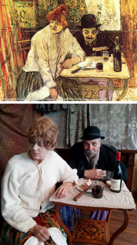 Michelle & Carl Bonde - "In The Restaurant La Mei" by Henri De Toulouse-Lautrec