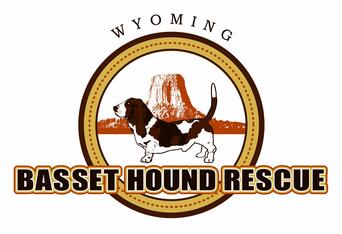 Logo for Wyoming Basset Hound Rescue Calendar Cover Contest