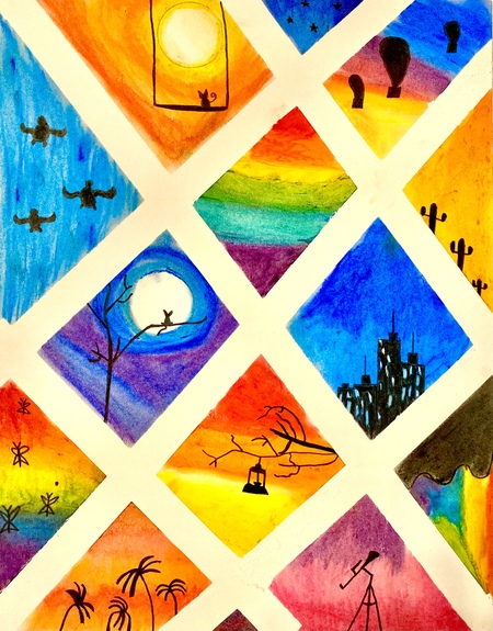 Rainbow Sunsets 