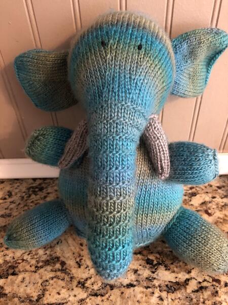 Knitted Elephant