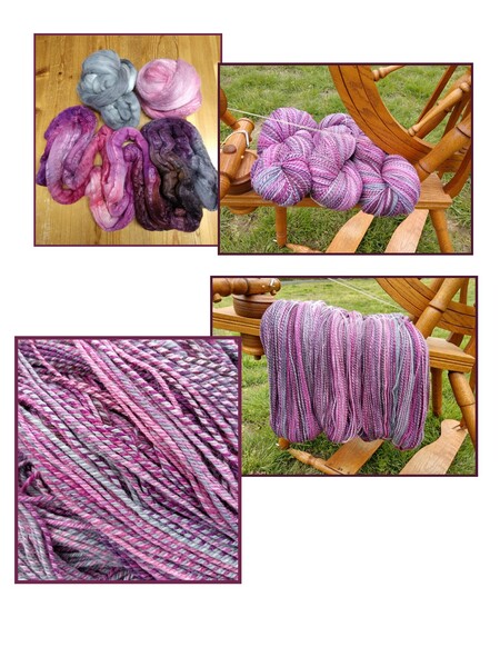 Pink Mix Yarn