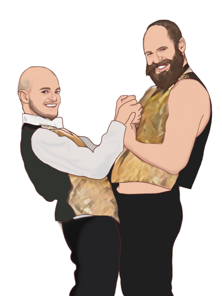 Derek & Ty Wear Gold Vests