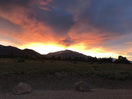 Sunset over Mt. Princeton