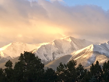 Sunset over Mt. Princeton