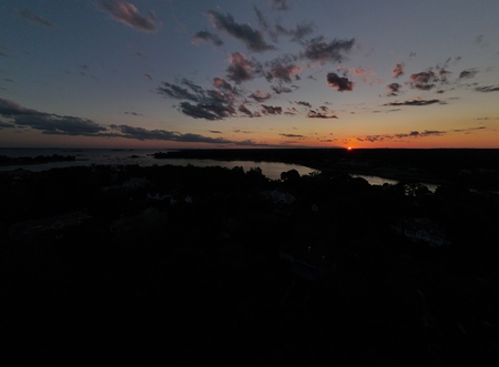 Entry image for Sunset on the Road to the Sound . Clicking this image will show a larger photo