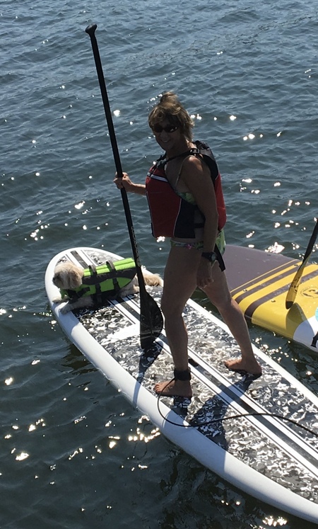 Entry image for Paddling Boarding Across from the Crabshell. Clicking this image will show a larger photo