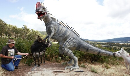 Entry image for Plonka and Wonka meet Dino the Dinosaur. Clicking this image will show a larger photo