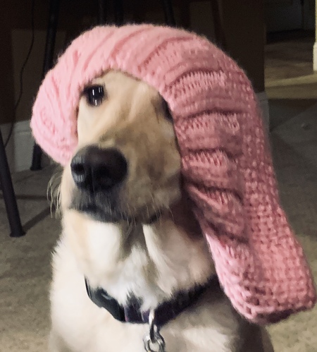 Always ready to march with my hat!
