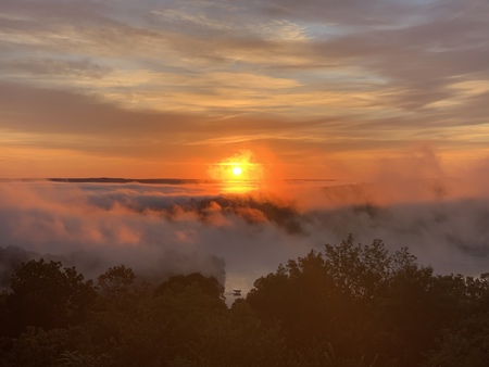 Sunrise over Candlewood Lake