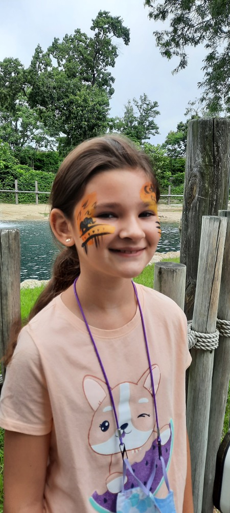 Face painting at roger Williams zoo