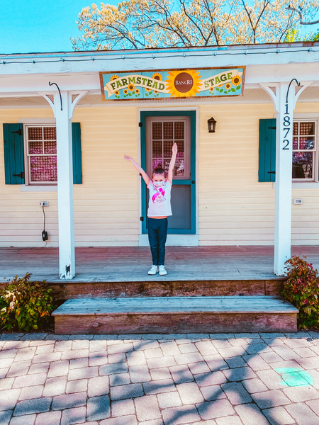 Emily on the Farmstead Stage