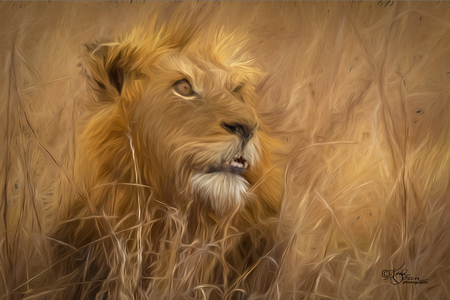 Impressionist Lion