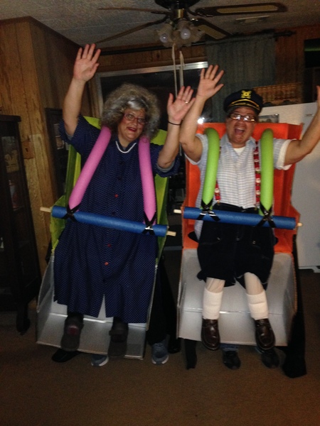Grandparents on a roller coaster