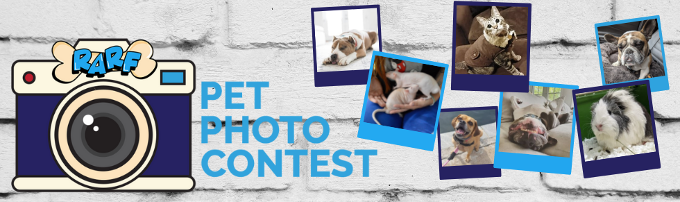 Banner for RARF Pet Photo Contest