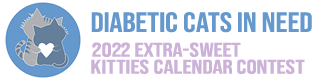 Logo for Diabetic Cats in Need 2022 Extra-Sweet Kitties Calendar Contest