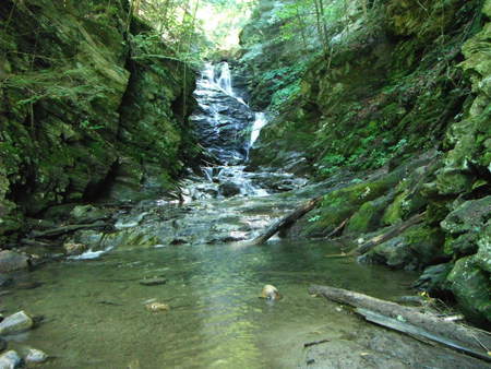 The Cascade waterfall in North Adams, MA