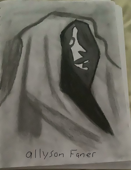 Mysterious maiden drawing 
