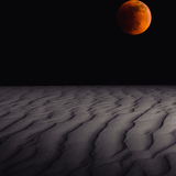 Entry image for Blood Moon Rises over White Sands National Park